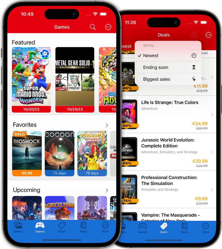 Nintendo Switch companion app - new games, deals, gallery, transfer